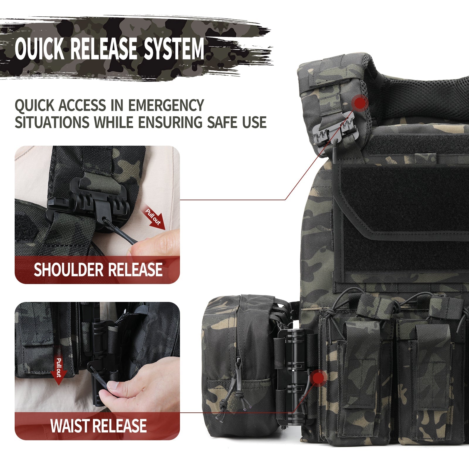 All Mission Quick Release Assault Tactical Vest