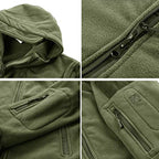 Archon Warm Fleece Hooded Tactical Military Jacket Coat