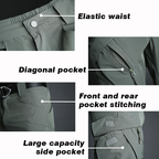 Archon IX9 Lightweight Quick Dry Stretch Pants Black