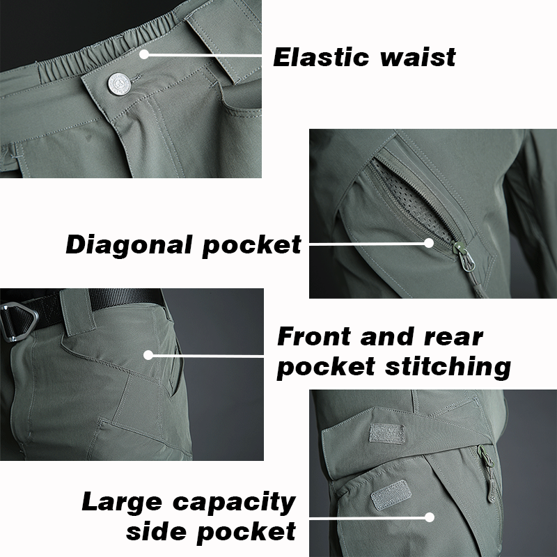 Archon IX9 Lightweight Quick Dry Stretch Pants Black