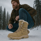 TWS Warm Fur Lined Outdoor Combat Boots