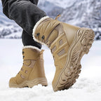 TWS Warm Fur Lined Outdoor Combat Boots